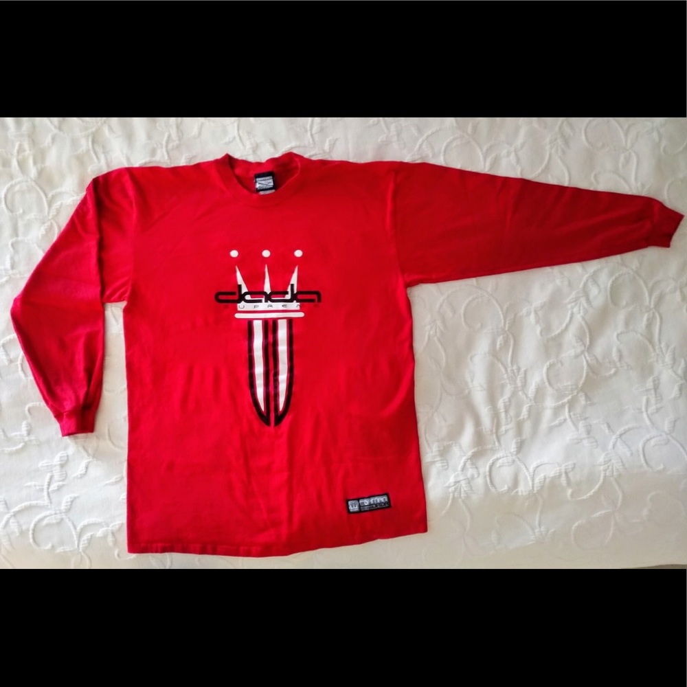Vintage Dada Supreme Over-Sized Long Sleeve Red T-Shirt
